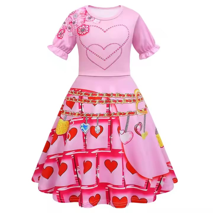 Halloween cosplay pink dresses for stage performances6